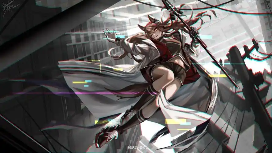 日绘-安洁莉娜-明日方舟练习原创作品-触站