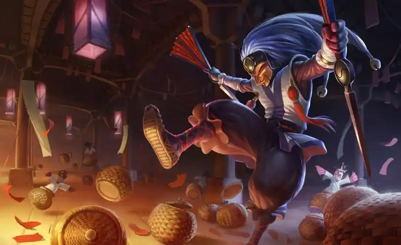 lol英雄联盟第五十四期恶魔小丑(萨科)4k原画壁纸-玩咖游戏宝典