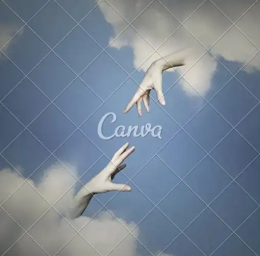 人体背景天空蓝色个性手指手抽象灵感两个人图片