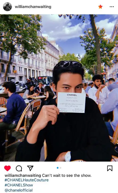 陈伟霆香奈儿品牌形象大使##chanelhautecouture##巴黎高定时装周