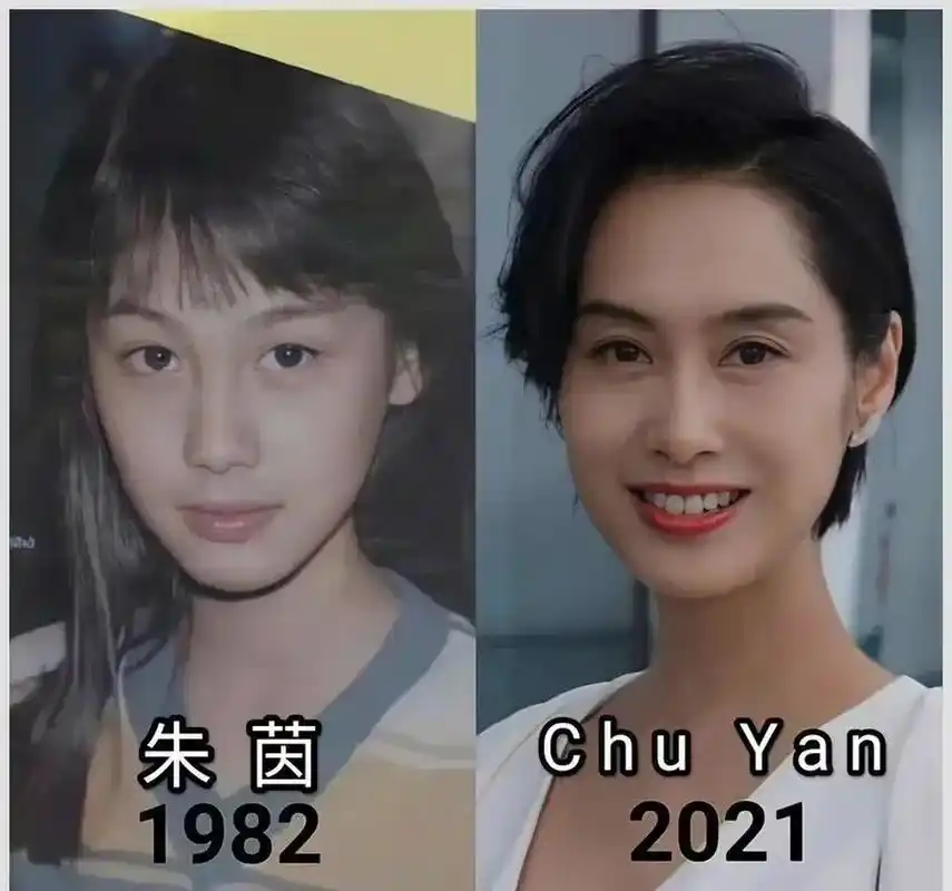 朱茵小时候和现在的对比,美女就是美女,小时候都那么漂亮啊