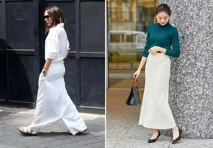 因此小个子无论是选裤子还是穿裙子,一定要选对长度,其次才考虑显瘦和