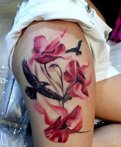 纹身腿上图案 创意百变的腿上纹身图案(10/10)