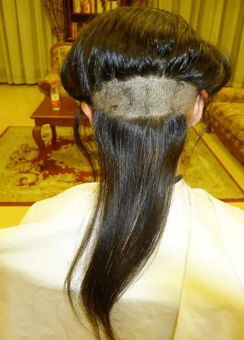 剃光姑娘一头秀发-上海ww384#(7) 光头_中国长发