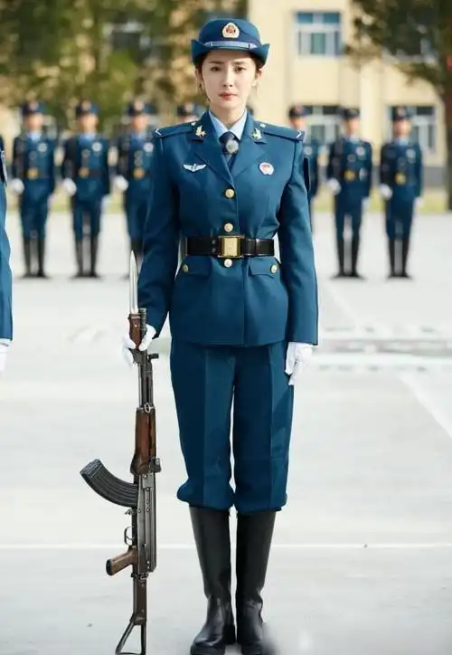 杨幂又"飒"了,最新军装系列照片曝光,这次最美"警花"非她莫属