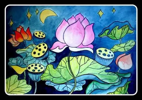 儿童画作品完成图