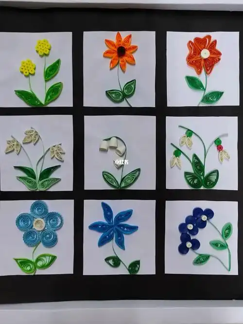 衍纸九宫格外框