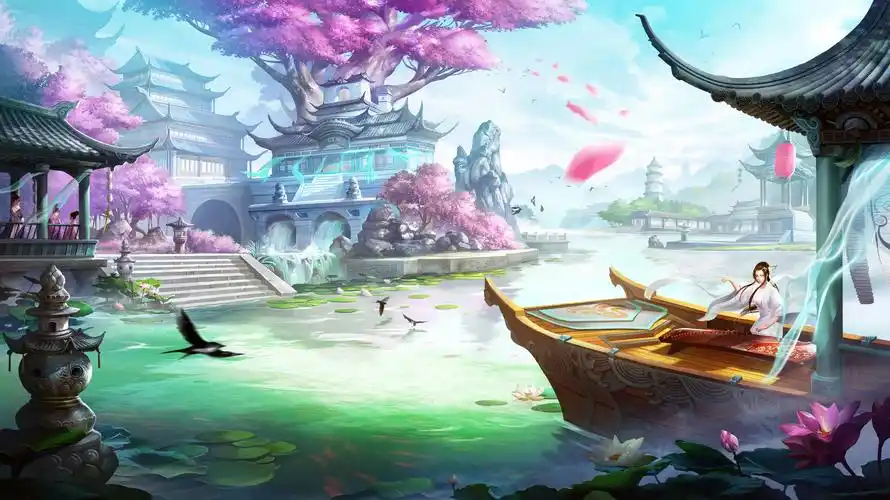 天龙八部手游场景原画独家放出