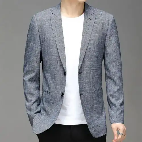 西装男秋季新款男士商务休闲西服外套爸爸装单西上衣厂家批发