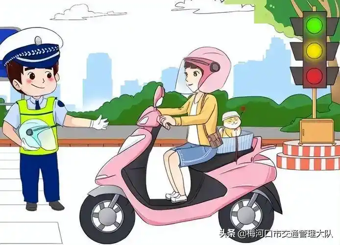 电动车驾驶员严格遵守《中华人民共和国道路交通安全法》,并自觉做到