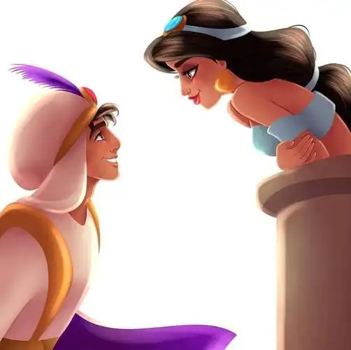 迪士尼公主与王子的甜蜜对视,哪位王子颜值第一?