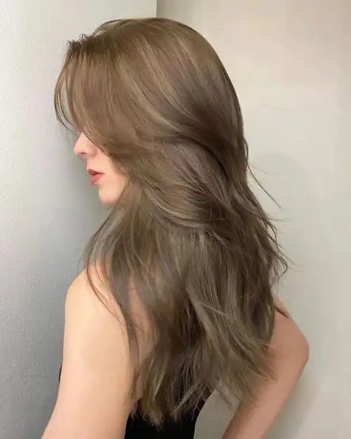 亚麻棕色77千禧染