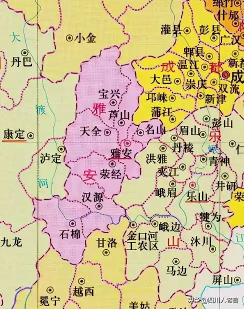 雅安是哪里雅安位于成都哪个方向