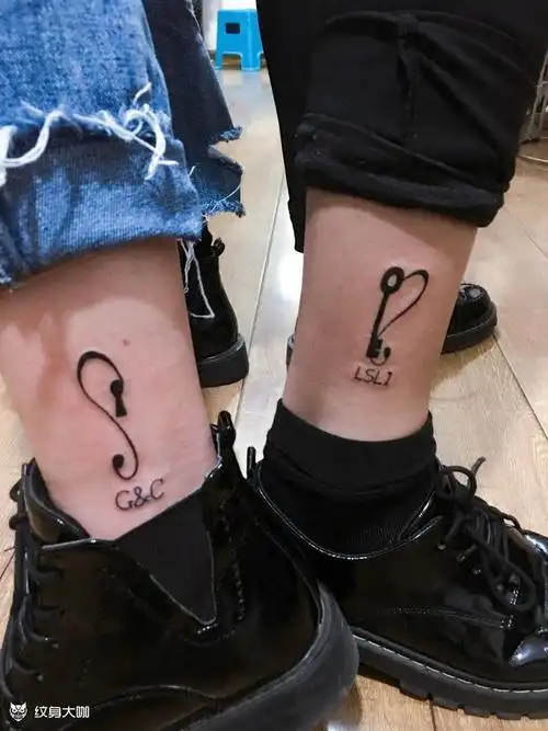 锁住爱情_纹身图案手稿图片_无的纹身作品集