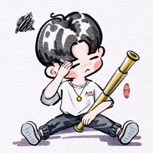 任嘉伦超话#任嘉伦终于要换头像了#【原创手绘】来来回回只有这么几张