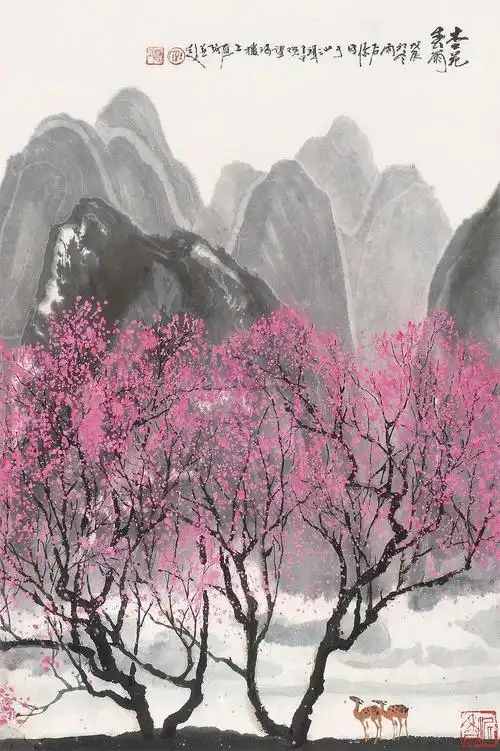 国画中的《杏花春雨江南》能否令你心旷神怡?