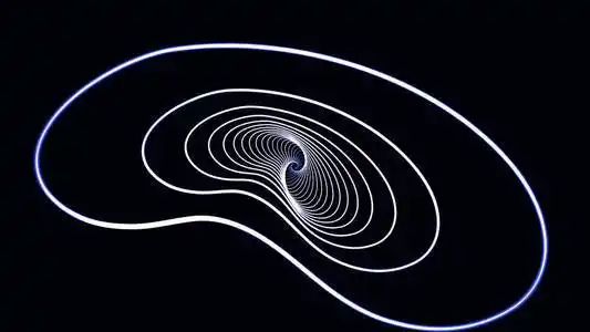 梦到绿色福字相机移动到3d 网格无限空间循环.