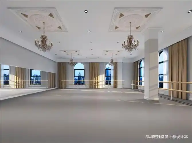 郑州舞蹈教室装修专业舞蹈教室装修公司1000m以上其他家装装修案例