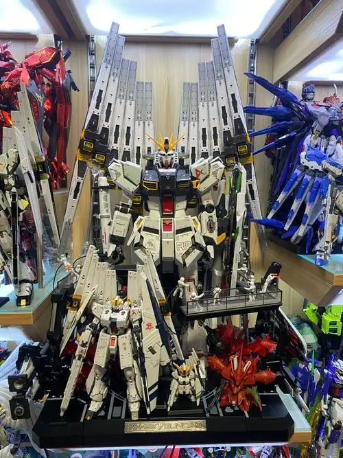 手办其他收藏可动成品女儿长大了柜子也爆了但是教她一次就会叫高达