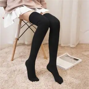 class=h>学生 /span>高筒袜学院风三条杠大腿袜百搭韩版长 span class