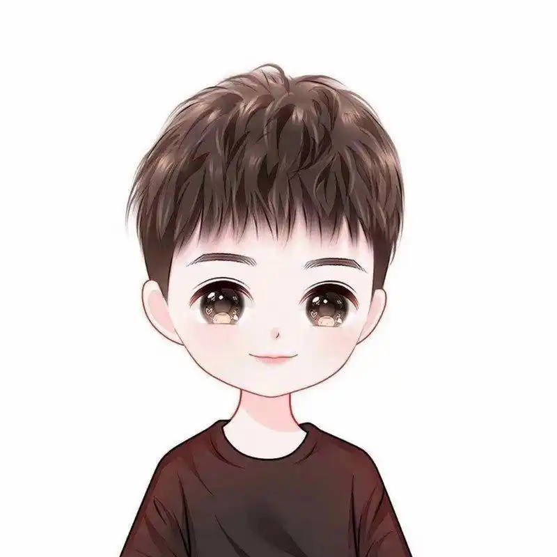 可爱阳光 手绘的男生卡通头像,每一张都是独一无二