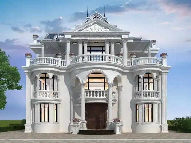 三层地中海别墅设计,自然与人文结合的艺术住宅