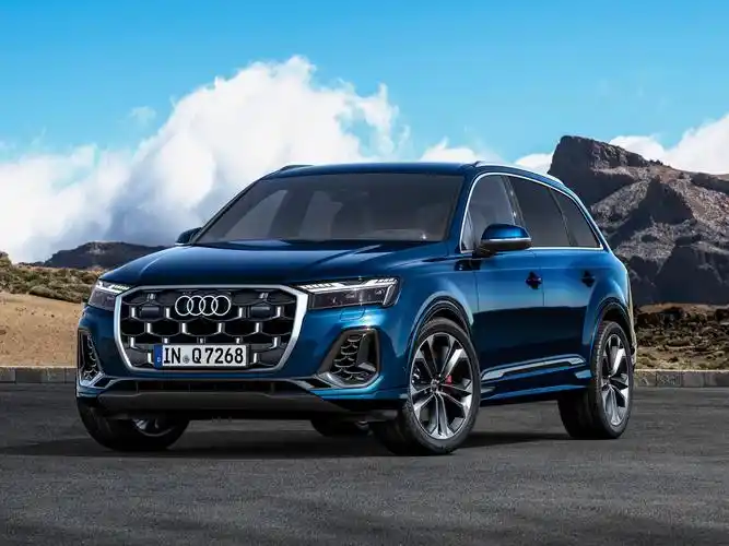 海外版的新款奥迪q7依旧采用3.0t v6发动机最大功率达到34_易车