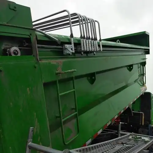 渣土车篷布机_品质保证自卸车改装自动篷布