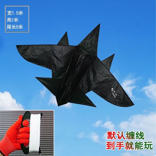 维诺亚风筝儿童风筝战斗机风筝带线盘风筝儿童风筝成人易飞风筝 15米