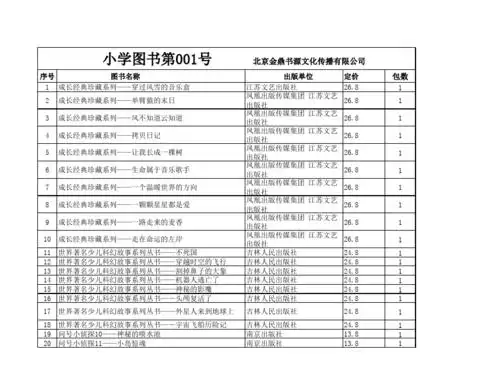 最新编号2012年中小学图书清单