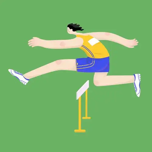 运动人物|插画|商业插画|卷眉君 - 原创作品 - 站酷 (zcool)