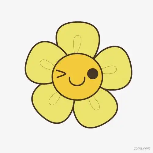 卡通太阳太阳图标鲜花太阳花向日葵太阳花花卉太阳花黄色太阳花太阳花