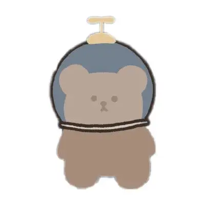 小熊贴纸 med手写素材小熊素材 可爱素材 q相册同步更新 dt阮卡卡导出