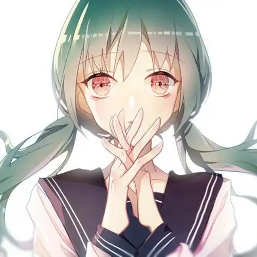 头像漫头女头双马尾小清新简约