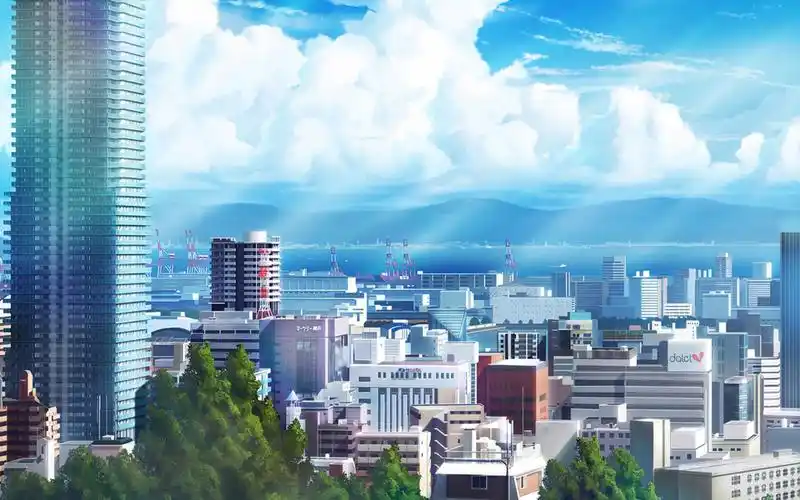 小清新唯美天空漫画桌面壁纸图片高清大图预览1920x1200_卡通动漫下载