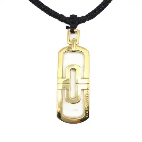 [9.5新]宝格丽bvlgari中性18k金回形针吊坠