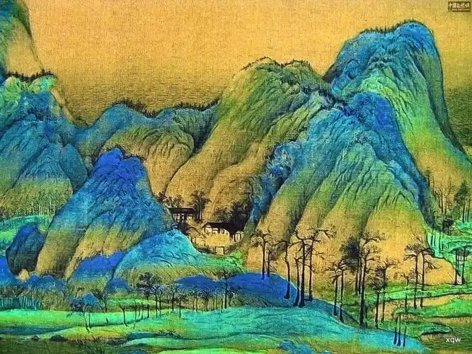 北宋时期的青绿山水孤品王希孟千里江山图故宫仅展览过三次