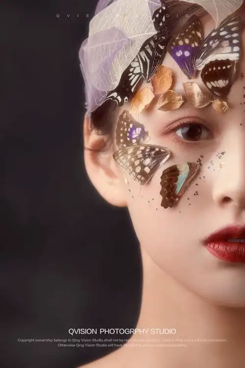 蝴蝶妆面写真