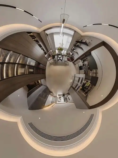 意式轻奢风格家装全景设计|3d装修效果图