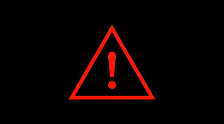 行车电脑右上角带叹号的三角形是什么意思