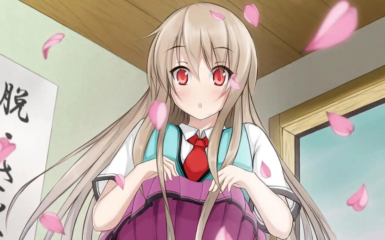 椎名真白卡通高清桌面壁纸高清大图预览1920x1200_卡通动漫下载_美桌