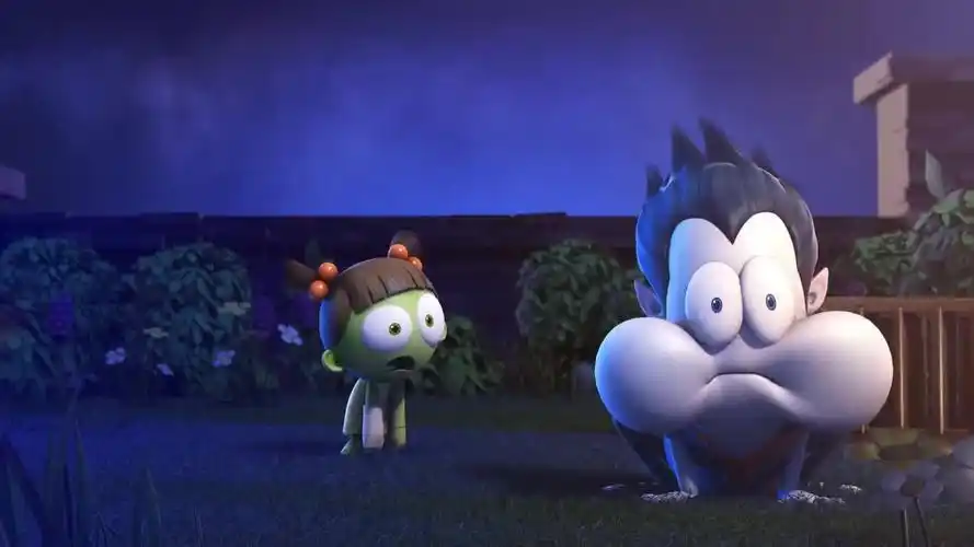 spookiz【怪物学院】蓝毛怪给吸血鬼拍照