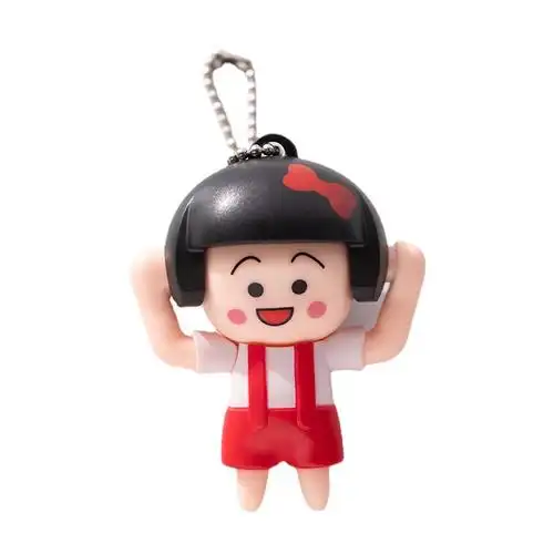 人气卡通变脸小丸子玩偶娃娃钥匙扣 减压表情包公仔钥匙圈 小礼品