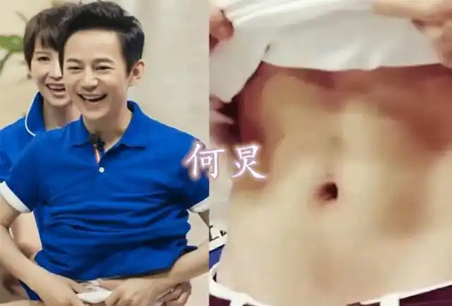 《向往的生活》集体秀腹肌,何炅大华都很不错,张子枫隐藏得太深