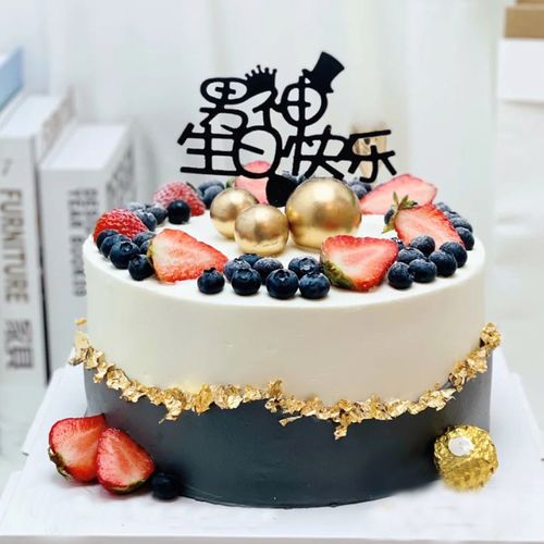 仿真蛋糕模型2021新款流行网红水果奶油生日蛋糕模型橱窗展示样品款式