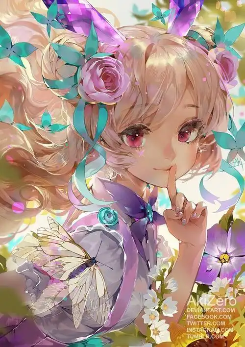 色彩华丽厚重笔触细腻唯美的人物插画