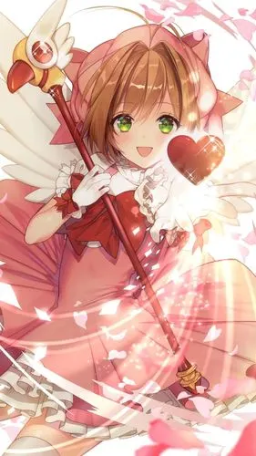 动漫壁纸百变小樱隐藏着星星力量的钥匙啊在我面前显示你真正的力量