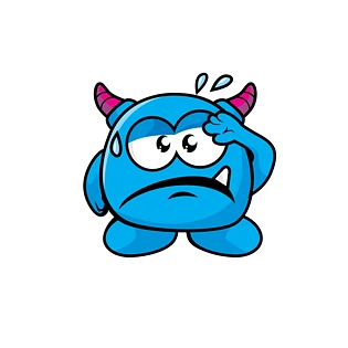 万圣节可爱的小恶魔插画