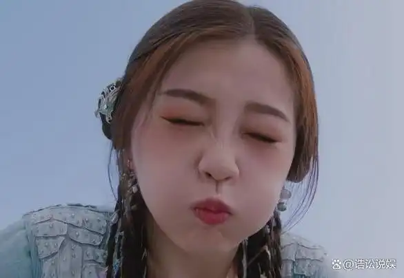 这胖头鱼脸,镜头都要放不下了,再用刘海挡双下巴也遮不住,网红妆更是