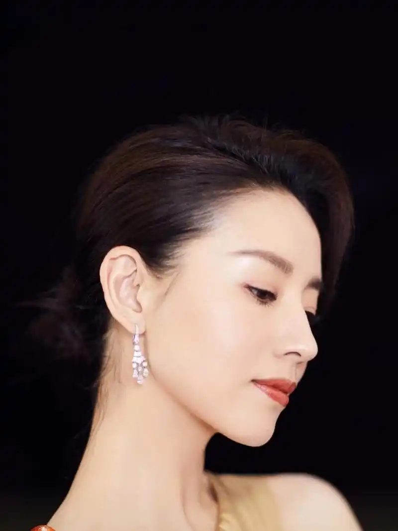 董洁 最美的侧颜之一,董洁身上有一种清冷感. #明星